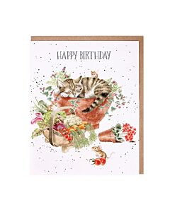 Wrendale Designs 'Purrrfect Birthday' Cat Birthday Card